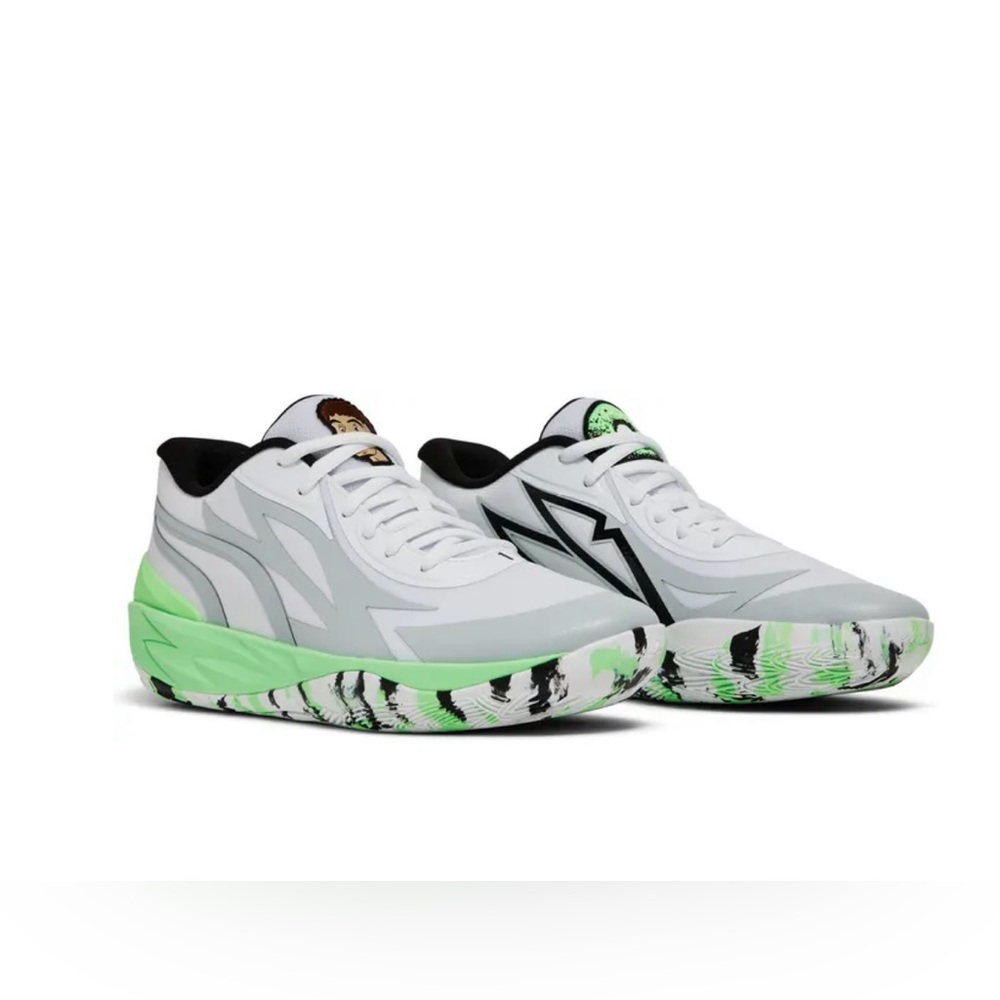 Lamel-o Jr elektro green-puma white.